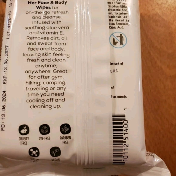 Power stick Brazilian face and body wipes 2 PACKS - Picture 3 of 3